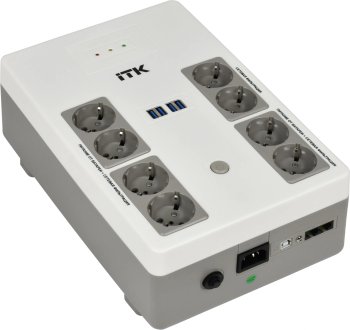 Источник бесперебойного питания ITK Electra EST8-800VA-1-001-L 480Вт 800ВА черный