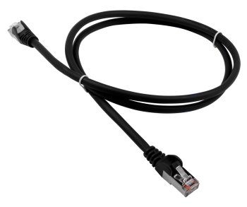 Кабель FTP Lanmaster LAN-PC45/S5E-15-BK FTP RJ-45 вил.-вилка RJ-45 кат.5E 15м черный ПВХ (уп.:15шт)