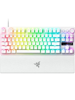 Клавиатура Razer Huntsman V3 Pro Tournament Edition - White Razer Analog Optical проводная оптико-механическая игровая, английская раскладка, белая