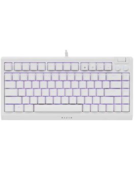 Клавиатура Razer BlackWidow V4 75% Hot-Swap – White проводная механическая игровая, английская раскладка, белая