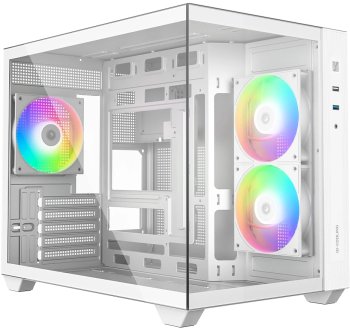 Корпус VIEW 500 White Mini Tower Белый (VIEW 500 WH) ID-COOLING