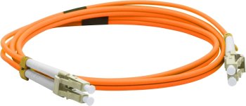 Кабель волоконно-оптический Lanmaster LAN-2LC-2LC/OM4-10 2x50/125 OM4 LC дуплекс-LC дуплекс 10м LSZH желтый