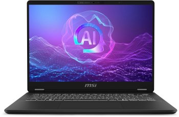 Ноутбук MSI Prestige 14 AI+ Evo C2VMG-052RU Core Ultra 5 226V 16Gb SSD1Tb Intel Arc 130V 14" IPS FHD+ (1920x1200) Windows 11 grey WiFi BT Cam (9S7-14N
