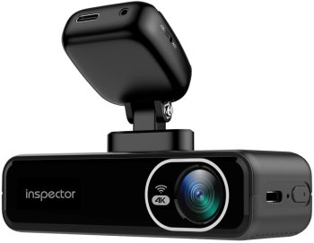 Автомобильный видеорегистратор Inspector UHD-350 черный 2160x3840 2160p 155гр. Allwinner V536