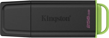 Накопитель USB Kingston 256GB DataTraveler Exodia DTXG2/256GB USB3.0 черный/салатовый
