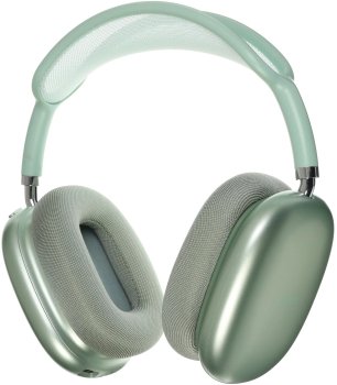 Наушники с микрофоном мониторные Hoco W55 TWS зеленый беспроводные bluetooth оголовье (32706)