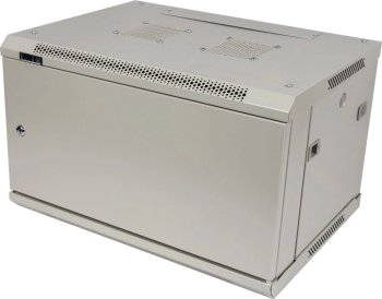 Шкаф коммутационный Lanmaster (TWT-CBWPM-27U-6X8-GY) настенный 27U 600x800мм пер.дв.металл задн.дв.спл.стал.лист 2 бок.пан. 60кг серый 56кг