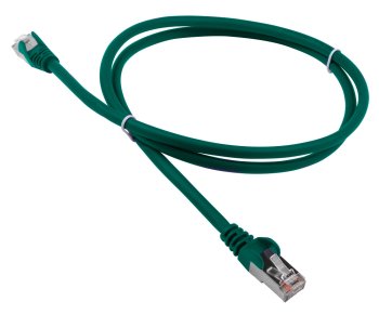 Кабель FTP Lanmaster LAN-PC45/S5E-15-GN FTP RJ-45 вил.-вилка RJ-45 кат.5E 15м зеленый LSZH