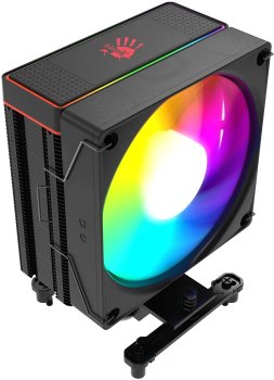 Вентилятор Bloody AC-15 ARGB Soc-AM5/AM4/1200/1700/1851 черный 4-pin 22-32dB Al+Cu 240W 640gr Ret (AC-15-ARGB240-BK)