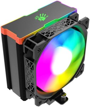 Вентилятор Bloody AC-16 ARGB Soc-AM5/AM4/1200/1700/1851 черный 4-pin 20-30dB Al+Cu 220W 590gr Ret (AC-16-ARGB220-BK)