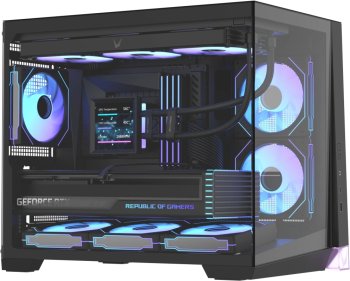 Корпус Formula Crystal Z4M Plus черный без БП mATX 2x120mm 1xUSB2.0 1xUSB3.0 audio bott PSU