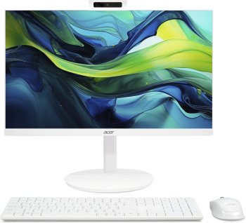 Моноблок Acer Aspire C27-1E13U5UNH 27" Full HD i5 1334U (1.3) 16Gb SSD512Gb Iris Xe CR Windows 11 Home GbitEth WiFi BT 90W клавиатура мышь Cam белый 1