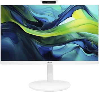 Моноблок Acer Aspire C24A-P1MTL 23.8" Full HD Core Ultra 5 125H (1.2) 16Gb SSD512Gb Arc graphics CR Eshell GbitEth WiFi BT клавиатура мышь Cam белый 1