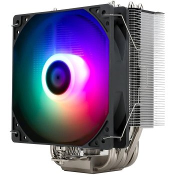 Вентилятор Thermalright Burst Assassin 120 ARGB LGA115X/1200/1700/AM4/AM5 (120mm ARGB PWM Fan, медное основание, 6 тепл. трубок 6мм) / TRBA120A