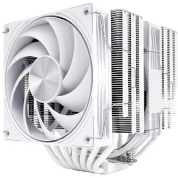 Вентилятор Thermalright Frost Tower 140 White LGA115X/1200/1700/1851/2011/2066/AM4/AM5 (Dual Tower, 120mm + 140mm PWM Fan, медное основание, 7 тепл. т