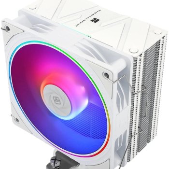 Вентилятор Thermalright Assassin Spirit 120 EVO White ARGB LGA115X/1200/1700/AM4/AM5 (120mm ARGB PWM Fan, 4 тепл. трубки 6мм) / TRAS120EVOAW
