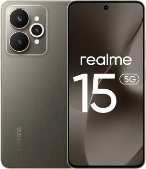 Смартфон Realme RMX5106 15 256Gb 8Gb черный моноблок 3G 4G 2Sim 6.77" 1080x2392 Android 15 50Mpix 802.11 a/b/g/n/ac/ax NFC GPS GSM900/1800 GSM1900 Pro