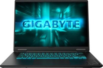 Ноутбук Gigabyte GAMING A16 GA63H Ryzen 7 260 16Gb SSD512Gb NVIDIA GeForce RTX 5060 8Gb 16" IPS FHD+ (1920x1200) Windows 11 Pro Multi Language black W
