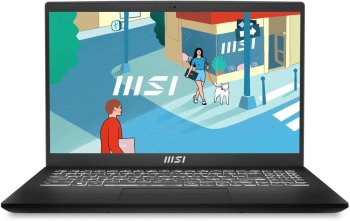 Ноутбук MSI Modern 15 H B13M-010US Core i9 13900H 32Gb SSD1Tb Intel Arc 15.6" IPS FHD (1920x1080) Windows 11 Home Multi Language black WiFi BT Cam (9S