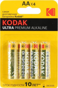 Батарейка Kodak ULTRA PREMIUM <CAT30959514-RU1> (LR6, Size AA, 1.5V, alkaline) <уп. 4 шт>