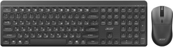 Комплект клавиатура + мышь Acer OCC502 клав:черный мышь:черный USB беспроводная Multimedia (ZL.ACC11.00J)