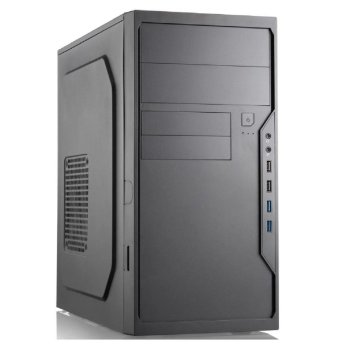 Корпус Foxline FL-733R, mATX, 2x5.25EXT, 2x3.5EXT, 5x3.5INT, 2xUSB3.0, 2xUSB2.0, HDA, w/o FAN, w/500W ATX PSU, w/1.2m EU pwr cord