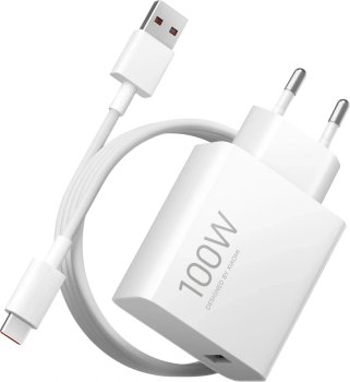 Зарядка USB-устройств Xiaomi BHR095VEU 100W 6.1A (PD) универсальное белый