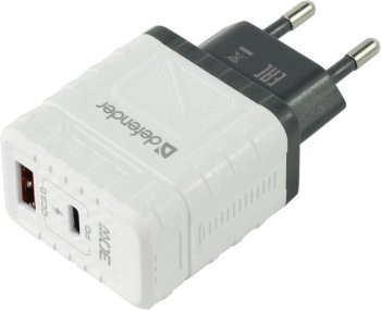 Зарядка USB-устройств Defender <UPA-132> USB (Вых. DC5/9/12V, 25W, USB, USB-C) <83230>