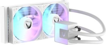 Система водяного охлаждения Formula Ice Jet Glow 240 ARGB Soc-AM5/AM4/1200/2066/1700/1851 белый 4-pin 1-27.2dB Al+Cu 310W Ret (ICE JET GLOW 240 WH)