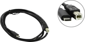 Кабель KS-is <KS-466C-1.5> USB 2.0 CM-->B 1.5м