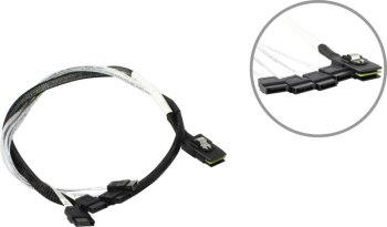 [NEW] LR-LINK <LRSF87ST-0.8M>  Кабель  SFF-8087->4xSATA